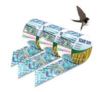 halercay 3PC 80M x 2,4CM Ruban Répulsif Pigeon Extérieur, Bande Anti Oiseaux Réfléchissante, Protection Jardin Terrasse et Toit, Faire Fuir Corbeaux et Moineaux,Résistant aux Intempéries
