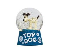 Half Moon Bay Gromit Boule à Neige | Marchandises Wallace and Gromit | Boule à Neige de Noël | Cadeaux Wallace and Gromit | Boules à Neige Gromit pour Enfants | Décoration de Noël et décorations de