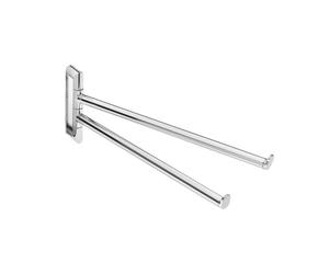 Hali porte-serviettes latéral double 36 cm chromé chromé 16x371x116 mm - LAUFEN H3811710040031