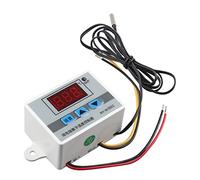 HALJIA Xh-w3002 DC 24 V Digital contrôleur de température XH W3002 Thermostat avec sonde 1 m étanche Chauffage ou refroidissement 0,1 ℃ Précision