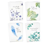 Hallmark Assortiment de cartes de condoléances Aquarelle Nature (12 cartes assorties « Thinking of You » avec enveloppes)