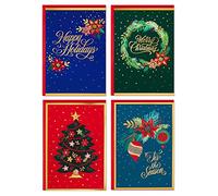 Hallmark Assortiment de cartes de Noël en aluminium (40 cartes et enveloppes)
