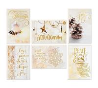 Hallmark Assortiment de cartes de Noël religieuses (6 motifs, 24 cartes avec enveloppes)