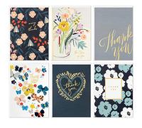 Hallmark Assortiment de cartes de remerciement, cœurs et fleurs en aluminium (48 cartes de remerciement et enveloppes)