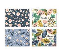Hallmark Assortiment de cartes de remerciement, fleurs peintes (48 cartes avec enveloppes pour fêtes prénatales, fêtes prénuptiales, mariages, toutes les occasions)