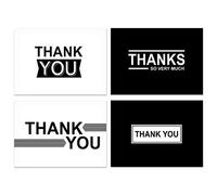 Hallmark Assortiment de cartes de remerciement Noir et blanc (48 cartes avec enveloppes pour toutes les occasions)