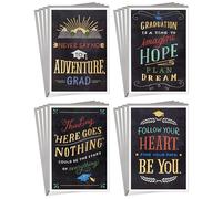 Hallmark Assortiment de cartes de remise de diplôme (16 cartes avec enveloppes) citations inspirantes