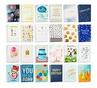 Hallmark Assortiment de cartes pour toutes occasions : 48 cartes avec enveloppes (anniversaire, remerciement, félicitations, condoléances, fête prénatale, vierge)