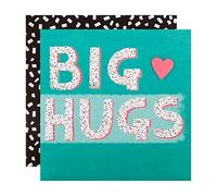 Hallmark Big Hugs General Love Carte de soutien Motif contemporain