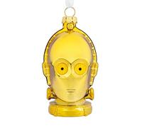 Hallmark C-3PO Décoration en Verre, décoration d'arbre Star Wars, décoration à Suspendre en Verre, décoration de Noël à Suspendre, Cadeaux de Noël