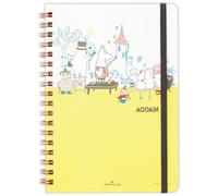 Hallmark Carnet Moomin 834357 - B6 - Règle horizontale - Happy In Nature - Jaune
