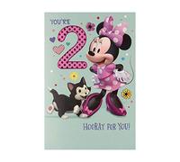 Hallmark Carte d'anniversaire 2 ans Motif Minnie Mouse