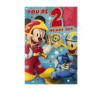 Hallmark Carte d'anniversaire 2ème anniversaire - Motif Mickey Mouse de Disney