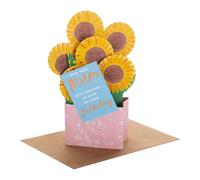 Hallmark Carte d'anniversaire pop-up 3D pour maman Motif tournesol