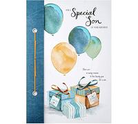 Hallmark Carte d'anniversaire pour fils - Design illustré classique