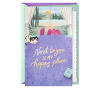 Hallmark Carte d'anniversaire pour mari, épouse, petit ami, petite amie (Happy Place)