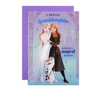 Hallmark Carte d'anniversaire pour petite-fille Motif La Reine des Neiges Disney avec activité