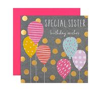 Hallmark Carte d'anniversaire pour sœur - Motif contemporain de ballons