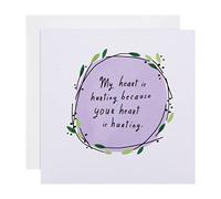 Hallmark Carte de condoléances - Motif couronne contemporaine