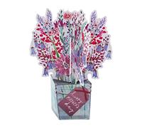Hallmark Carte de fête des mères 3D et Pop Up Motif floral Multicolore Souvenir pour maman, grand-mère, épouse, vert, rose, bleu