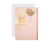 Hallmark Carte de fête des mères, carte de fête des mères, motif ours mignon Forever Friends, rose, blanc