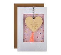 Hallmark Carte de fête des mères - Cœur en Bois à Suspendre Décoration Souvenir