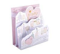 Hallmark Carte de Noël, carte de Noël 3D et pop up, avec détails dorés, rose