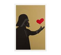 Hallmark Carte de Saint-Valentin, carte de Saint Valentin, motif Dark Vador et cœur, noir et rouge
