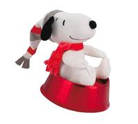 Hallmark Cimier de Sapin de Noël Snoopy - Bande dessinée cacahuètes - Rouge et Blanc