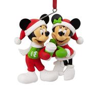 Hallmark Décoration Mickey et Minnie Mouse - Décoration d'arbre Disney - Décoration à Suspendre - Cadeau de Noël