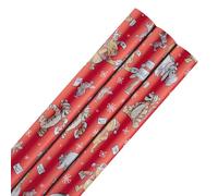 Hallmark Disney Winnie l'ourson Lot de 3 rouleaux de papier cadeau de Noël 12 m