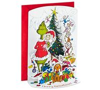 Hallmark Grinch Cartes de Noël en boîte Merry Grinchmas Paper Craft (8 cartes pop-up et enveloppes)