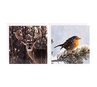 Hallmark Lot de 10 cartes de Noël caritatives en 2 motifs de galerie photographique
