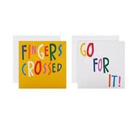 Hallmark Lot de 10 cartes porte-bonheur en 2 motifs lumineux