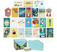 Hallmark Lot de 24 cartes de vœux assorties faites à la main avec verdure moderne - Anniversaire, fête prénatale, mariage, condoléances, Thinking of You, cartes de remerciement