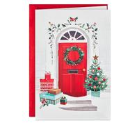 Hallmark Lot de 40 cartes de Noël et 40 enveloppes Rouge Porte d'entrée