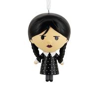 Hallmark Mercredi Addams Ornement à Suspendre pour Sapin de Noël Halloween Noir