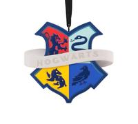 Hallmark Ornement de Blason de la Maison de Poudlard, décoration d'arbre Harry Potter, en Plastique, décoration à Suspendre, Cadeaux pour Noël, Gryffondor, Serpentard, Serdaigle, Poufsouffle