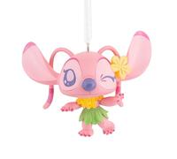 Hallmark Ornement Souvenir d'ange à Suspendre, décoration d'arbre Disney, Lilo et Stitch, Rose