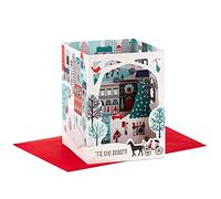 Hallmark Paper Wonder Boxed Pop Up Christmas Cards, Winter City (8 Cards and Envelopes)