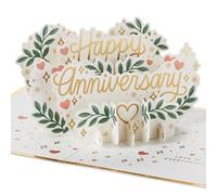 Hallmark Paper Wonder Carte d'anniversaire pop-up 3D Doré