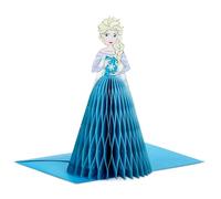 Hallmark Paper Wonder Carte d'anniversaire pop-up Disney La Reine des Neiges - Carte d'encouragement pour toutes les occasions (Elsa en nid d'abeille)