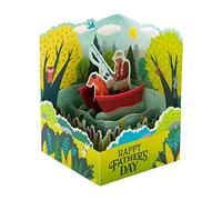 Hallmark Paper Wonder Carte pop-up 3D pour la fête des pères Motif pêche relaxante
