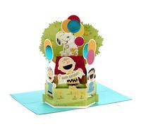 Hallmark Paper Wonder Peanuts Carte d'anniversaire pop-up (Noopy, Charlie Brown, Day filled with Fun)