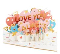 Hallmark Paper Wonder Signature Collection Carte pop-up 3D Love You pour anniversaire, Saint-Valentin