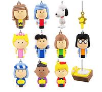 Hallmark Peanuts 0002HCM9187 Calendrier de Compte à rebours pour crèche de Noël Miniature avec 12 Mini Ornements