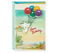 Hallmark Peanuts Carte d'anniversaire Motif Snoopy Ballons