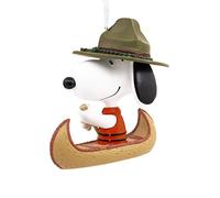 Hallmark Peanuts Décoration de Noël Snoopy en canoë