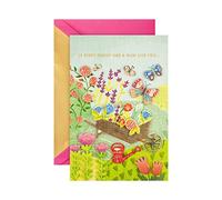 Hallmark Petite carte de fête des mères pour maman - Motif jardin coloré Collection Signature