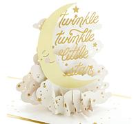 Hallmark Signature Paper Wonder Carte pop-up pour fête prénatale (Twinkle Twinkle)